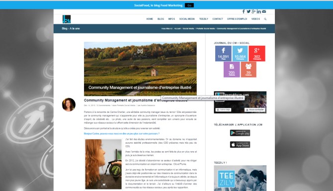 Article Journal du CM