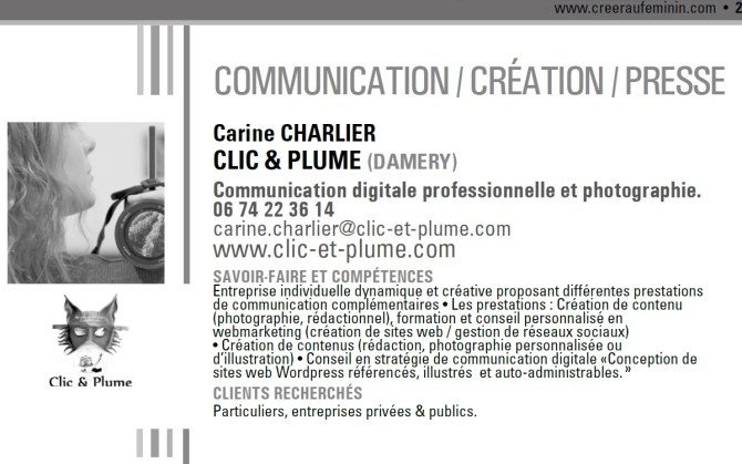 créer au féminin 2016